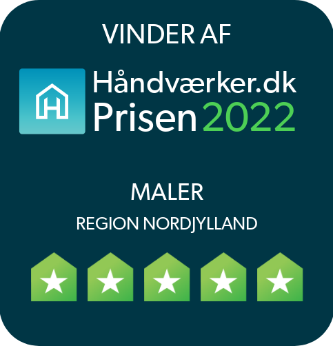 Vinder af Håndværker.dk prisen 2022 - Maler - Region Nordjylland